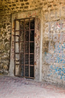 Petrovaradin kalesinin üst kısmına erişim.