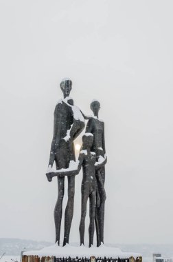 1942 yılında Novi Sad 'da Sırplar, Yahudiler ve Romanlar' a yapılan baskının kurbanları anısına.