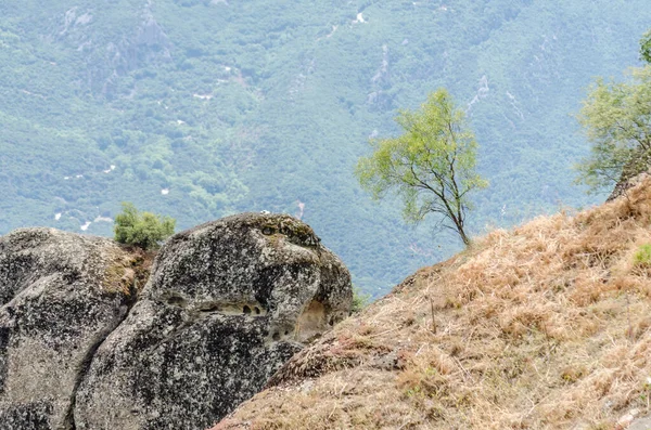 Вид Конкретные Скалы Горы Метеор Греции — стоковое фото