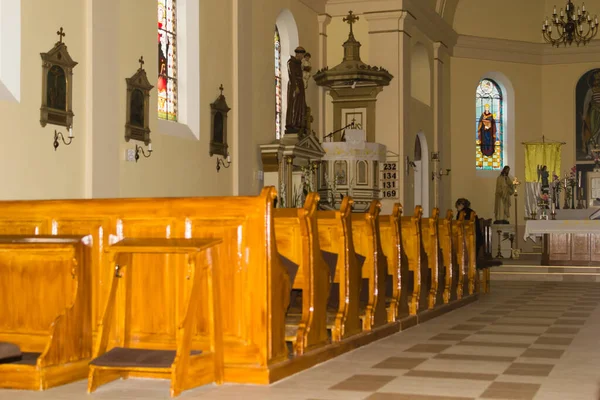 Moraholom Hungary September 2014 Inner Atmosphere Catholic Church — Stockfoto