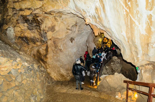 Monumento Natural Protegido Cueva Resava Interior Cueva Resava Despotovac Serbia — Foto de Stock