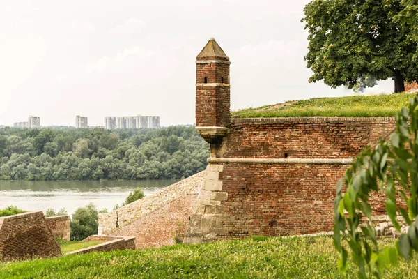 Belgrado Serbia Luglio 2014 Fortezza Vecchia Kalemegdan Nella Capitale Della — Foto Stock