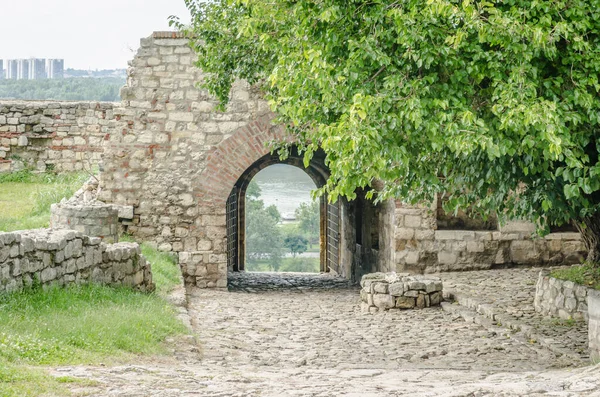 Βελιγράδι Σερβία Ιουλίου 2014 Παλαιό Φρούριο Στο Kalemegdan Στην Πρωτεύουσα — Φωτογραφία Αρχείου