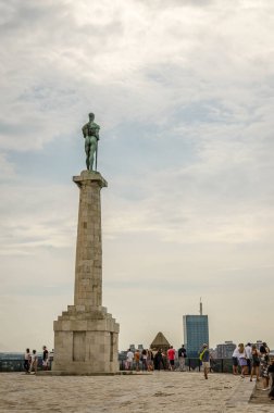 Belgrad, Sırbistan - 29 Temmuz 2014: Kalemegdan 'daki 