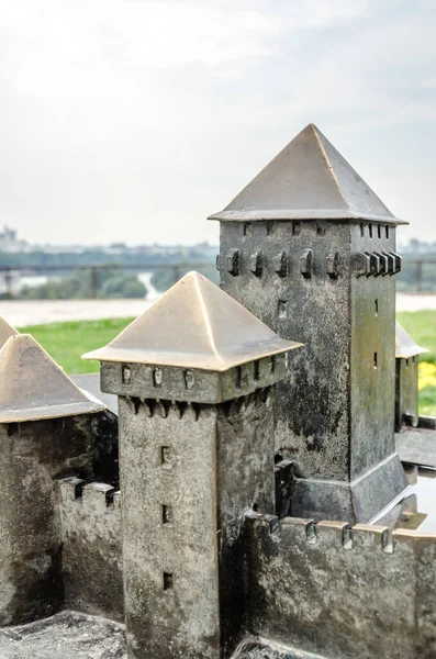 Belgrade Serbia July 2014 Model Kalemegdan Fortress Belgrade — Fotografia de Stock