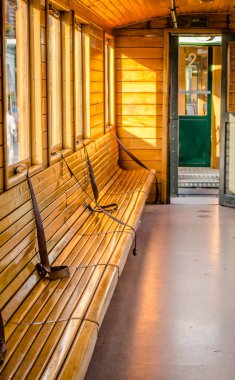 Sarganska Osmica Shargan 8-Sırbistan seferi. Eski Yugoslavya 'nın eski, ahşap vagonları..