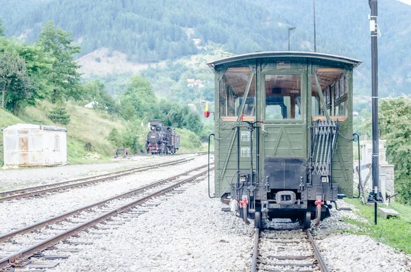 Reise Sarganska Osmica Shargan Acht Serbien Reise Hintergrund Altes Hölzernes — Stockfoto