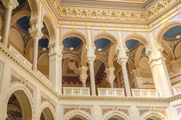 Vijecnica Főterme Egykori Szarajevói Könyvtár Városháza Belső Tere Amelyet Ottomán — Stock Fotó