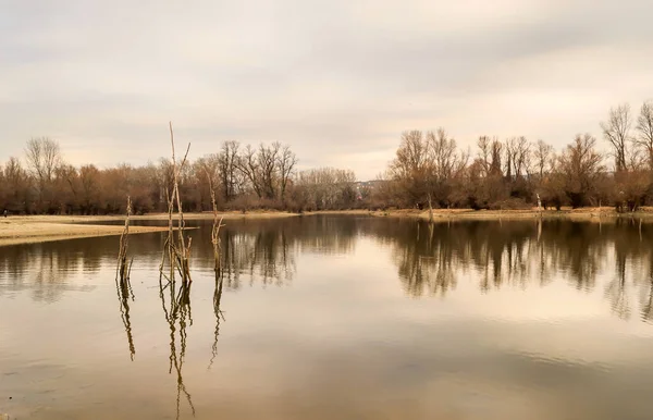 Panoramic View Protected Nature Reserve Autumn — 스톡 사진