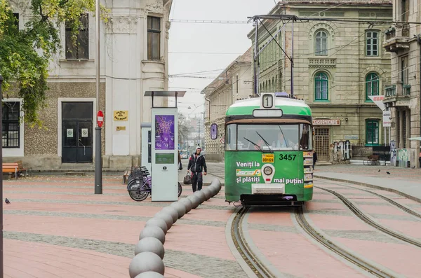 Timisoara Romania October 2016 Tram Line Center Timisoara Romania — Photo