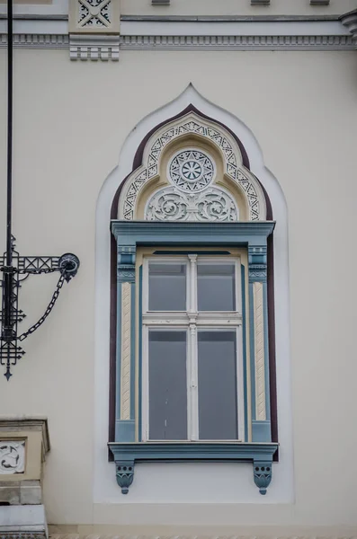Timisoara Rumunsko Října 2016 Okna Dekorativními Barokními Fasádami Centru Města — Stock fotografie