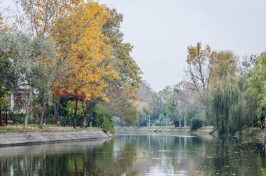 Timisoara, Romania - October 29, 2016: City park in Romania.