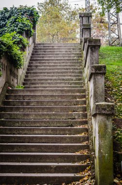 Timisoara, Romanya - 29 Ekim 2016: Romanya 'daki şehir parkı.