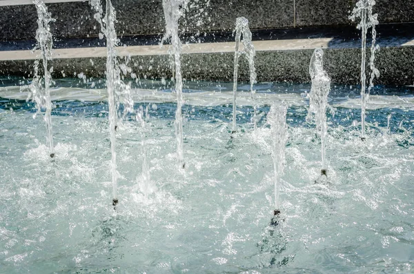 Pecs, Hungary - October 06, 2018: The fountain in the city park Pecs, Hungary