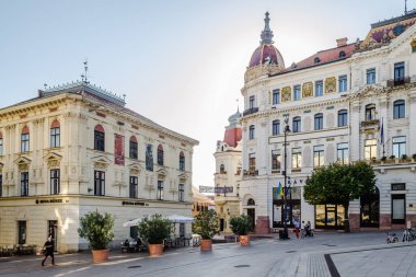 Pecs, Hungary - October 06, 2018: City in Baranya county. The county hall.