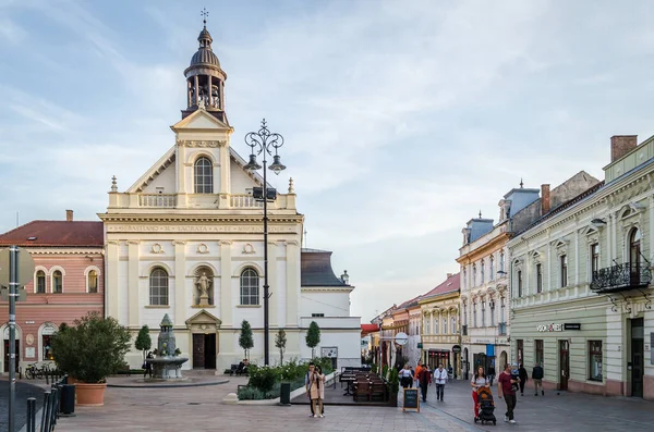 Pecs Hungary October 2018 Saint Sebastian Church Szechenyi Square Town — Foto de Stock