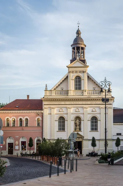 Pecs Hungary October 2018 Saint Sebastian Church Szechenyi Square Town — Stockfoto