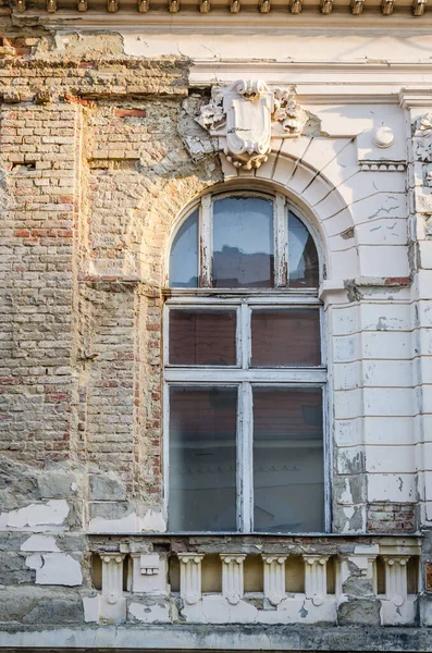 Pecs Hungary October 2018 Windows Decorative Baroque Facades Center Pecs — Stockfoto