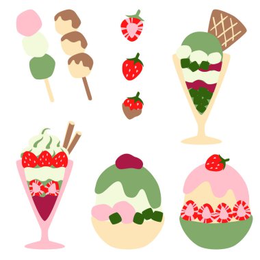 Dango, Parfait ve Kakigori - Japon tatlıları