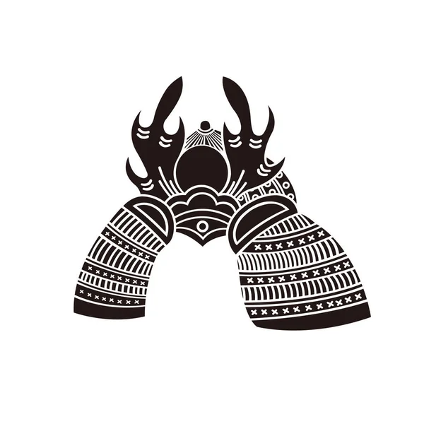 Aile arması samuray kaskı.