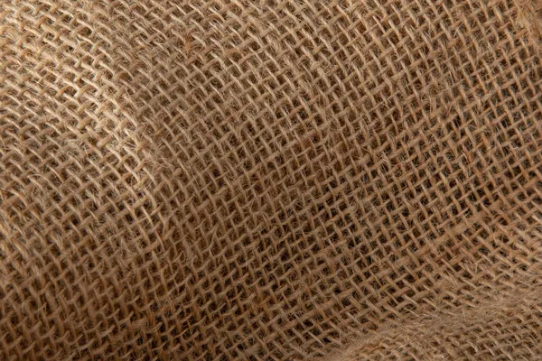 Фон Текстурой Бежевого Джутового Волокна — стоковое фото