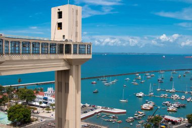 Salvador Bahia Brezilya 'da asansör lacerda.