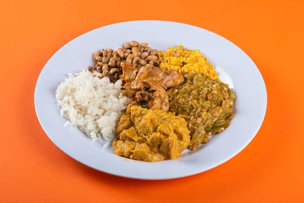 Caruru Cuisine Traditionnelle Afro Brésilienne Typique Bahia — Photo