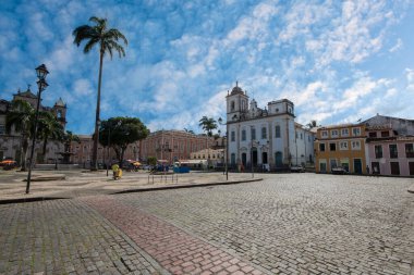 Salvador Bahia Brezilya 'nın Pelourinho şehrinin tarihi merkezinde..
