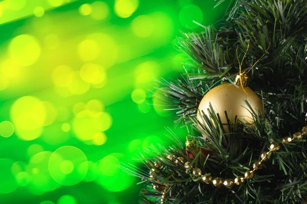 Decoração Tradicional Natal Árvore Natal Com Decoração — Fotografia de Stock