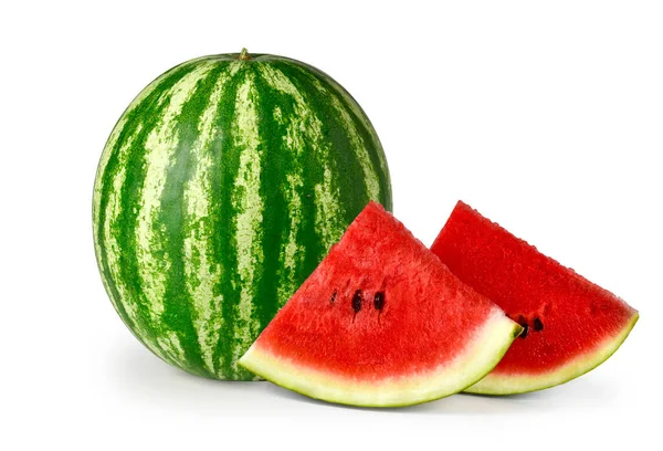 Whole Watermelon Slice Nearby 图库照片