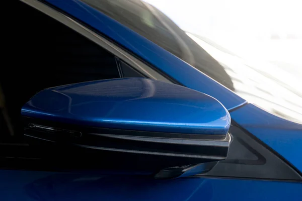 View Mirror Wing Blur Car Foldable Parking Time Automatic System — Fotografia de Stock