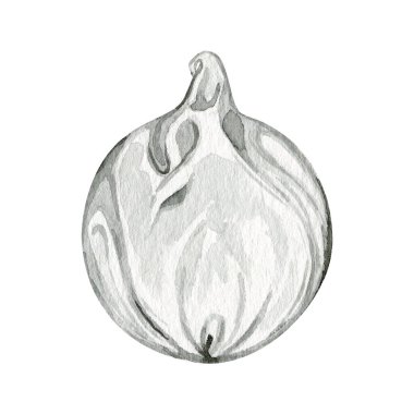 Suluboya Noel kristal küresi dekoru elle boyanmış klitoris