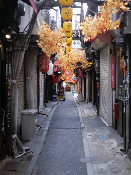 Tokio Japan Oktober 2021 Omoide Yokocho Een Doolhof Van Smalle — Stockfoto