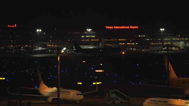 Tokio Japón Noviembre 2021 Escena Matutina Del Muy Concurrido Aeropuerto — Vídeos de Stock