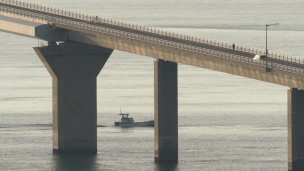 Okinawa Japão Outubro 2021 Ponte Irabu Mais Longa Ponte Livre — Vídeo de Stock