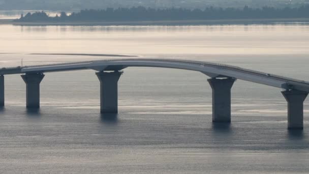 Окинава Япония Октября 2021 Года Мост Ирабу Самый Длинный Бесплатный — стоковое видео