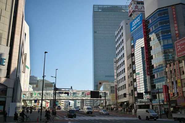 Tokio Japón Noviembre 2021 Sur Estación Shinjuku Avenida Koshu Kaido — Foto de Stock