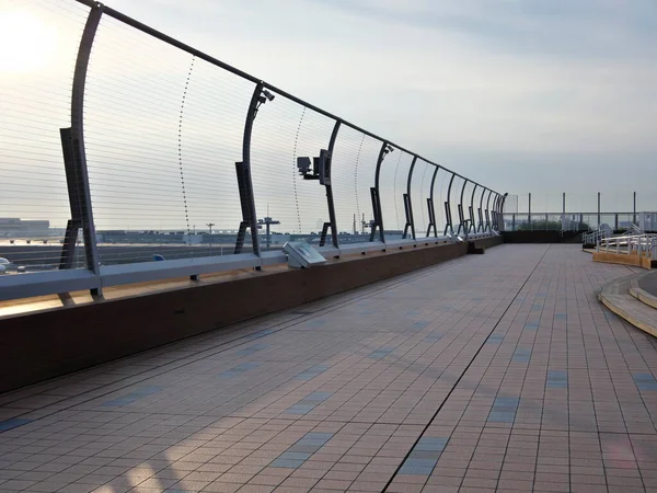 Tokyo Japonya Kasım 2021 Tokyo Uluslararası Havaalanı Terminal Gözlem Güvertesi — Stok fotoğraf