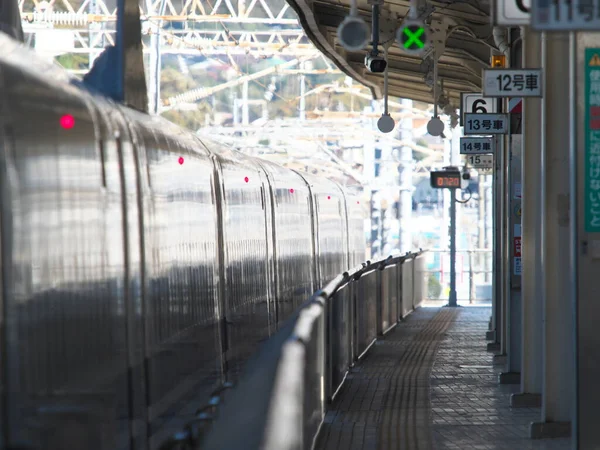 Shizuoka Japón Noviembre 2021 Tokaido Shinkansen Para Estación Mishima —  Fotos de Stock