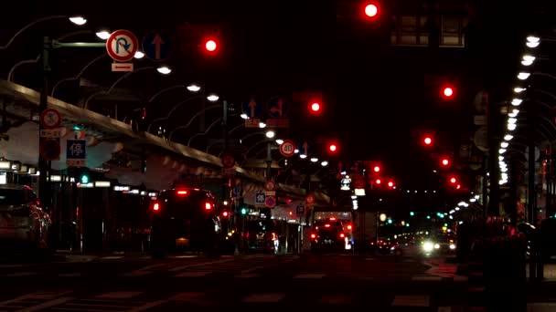 Κιότο Ιαπωνία Νοεμβρίου 2021 Κυκλοφορία Στην Οδό Shijo Στο Κιότο — Αρχείο Βίντεο