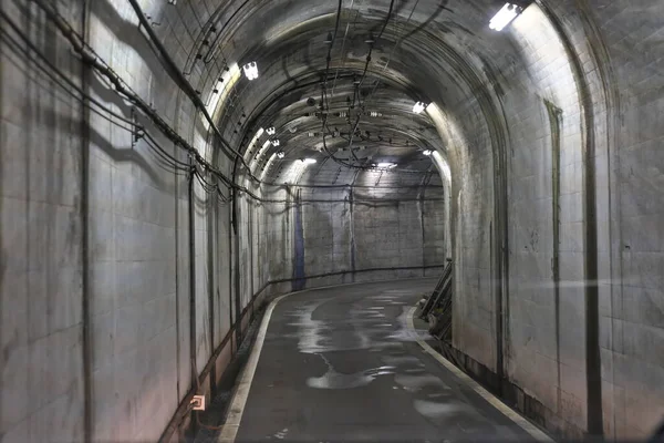 Toyama Japan April 2022 Interior Tateyama Tunnel Part Tateyama Kurobe — Zdjęcie stockowe