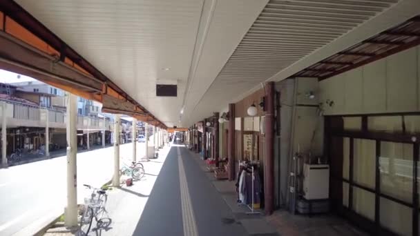 Gifu Japan April 2022 Street View Old Takayama Street Gifu — Vídeo de Stock