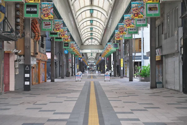 Hokkaido Japan July 2022 Tanukikoji Shopping Street Main Shopping Street Εικόνα Αρχείου