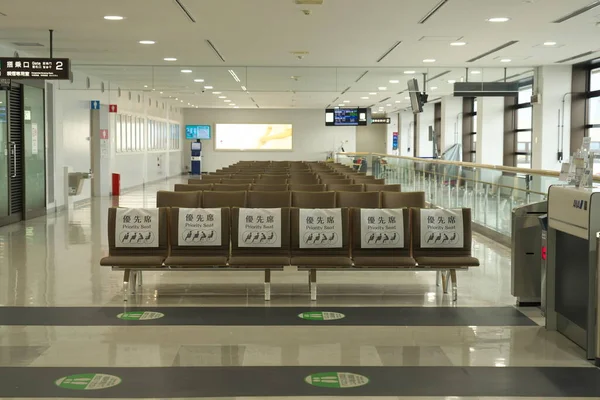 Hokkaido Japan Juni 2022 Lounge Oder Gate Memanbetsu Flughafen Hokkaido — Stockfoto