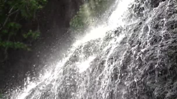Hokkaido Japan June 2022 Slow Motion Stream Seseki Waterfall Shiretoko — Stock video