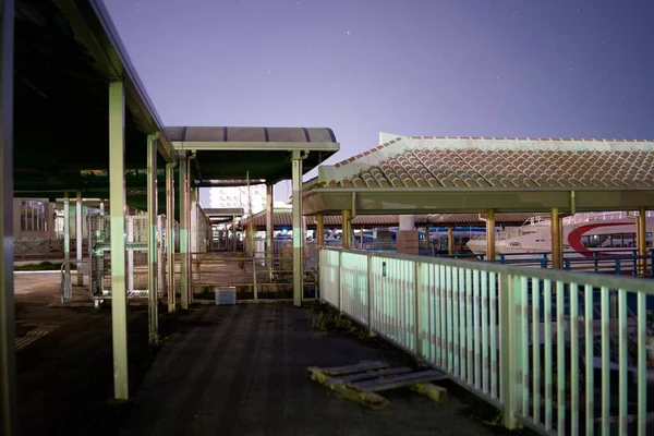 Okinawa Japan July 2022 Ishigaki Ferry Terminal Midnight — Stockfoto