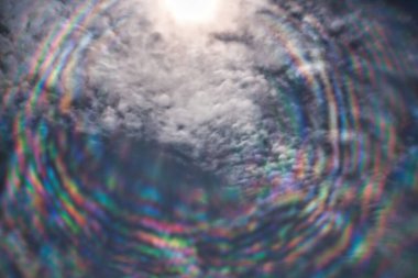 Tokyo, Japonya - 3 Ekim 2022: Güneş ışığı parlaması