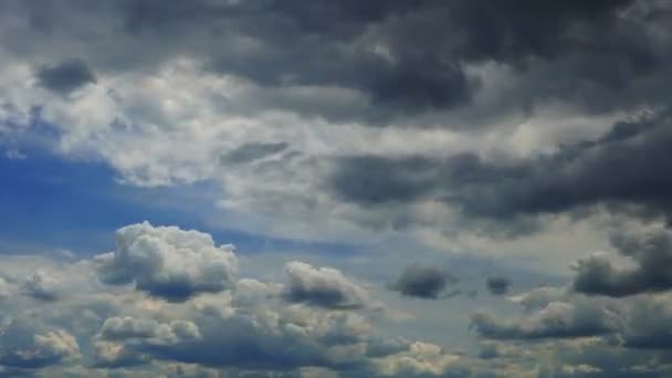 Movimiento Rápido Nubes Blancas Timelapse Nubes Movimiento Rápido Rápido Movimiento — Vídeos de Stock