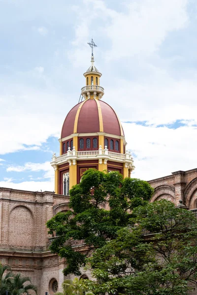 Купол Історичного Собору Nuestra Senora Del Palmar Пальмірі — стокове фото