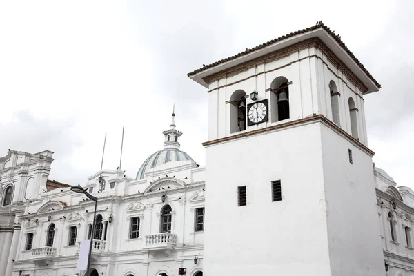 Famosa Torre Del Reloj Centro Ciudad Popayan Colombia — Foto de Stock